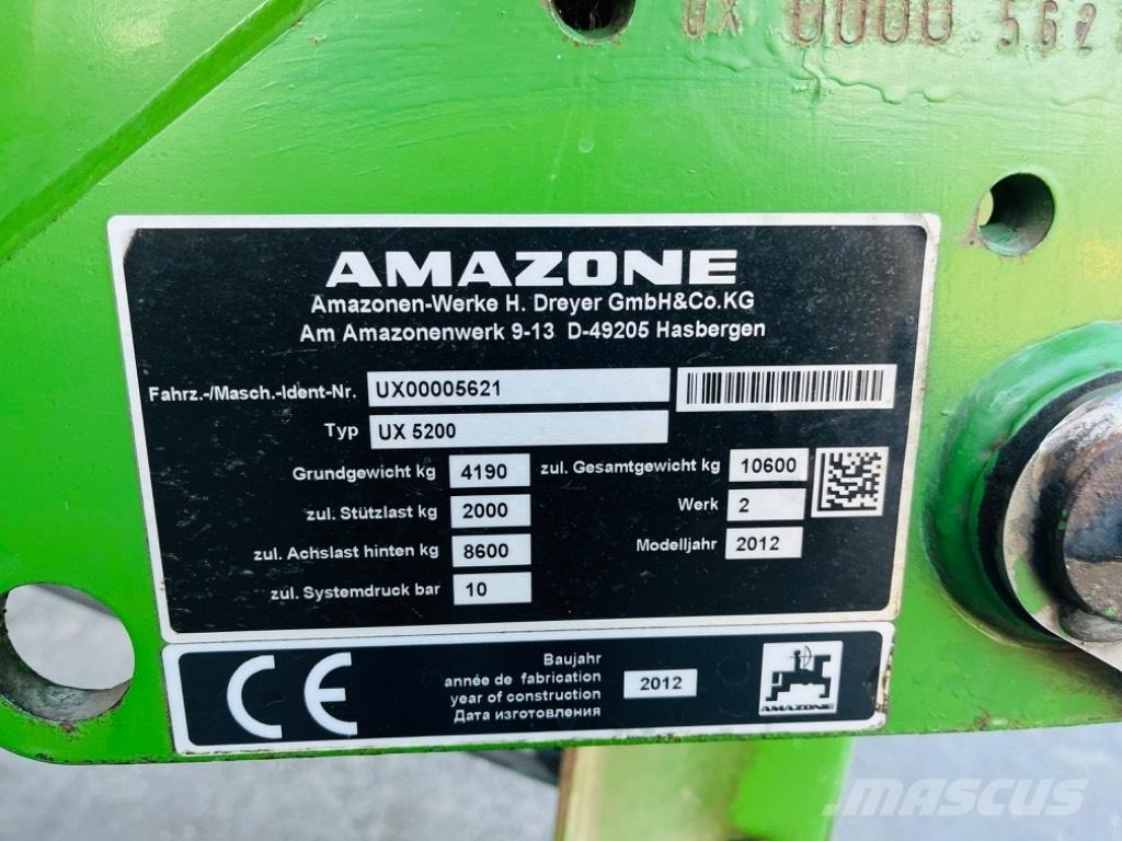 Amazone UX 5200 Dragna sprutor