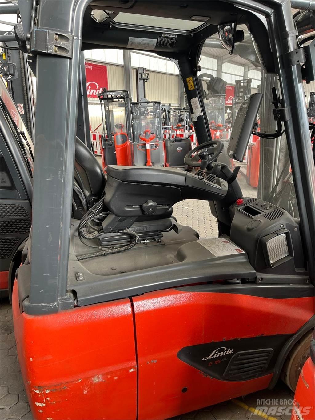 Linde E16C Elmotviktstruckar