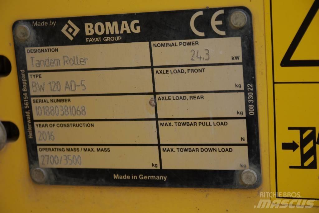 Bomag BW 120 AD-5 Tvåvalsvältar