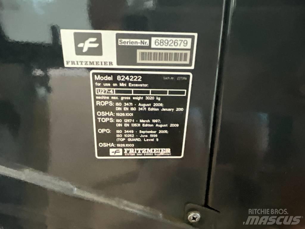 Kubota U 27-4 Hytter och interiör