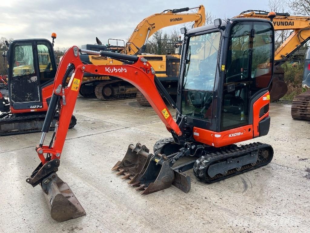 Kubota KX 018-4 Minigrävare < 7t