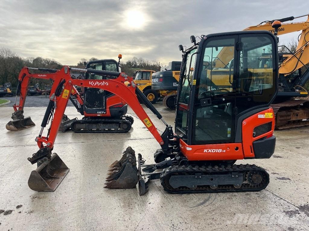 Kubota KX 018-4 Minigrävare < 7t
