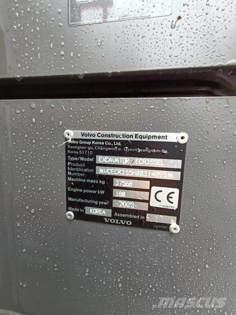 Volvo ECR 355 EL Bandgrävare