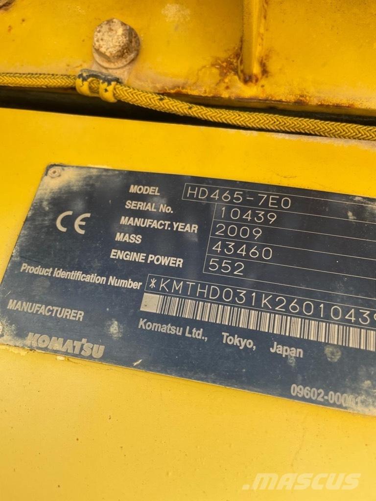 Komatsu HD 465-7 E0 Gruvtruck