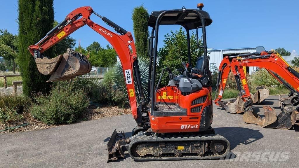 Kubota U 17-3 Minigrävare < 7t