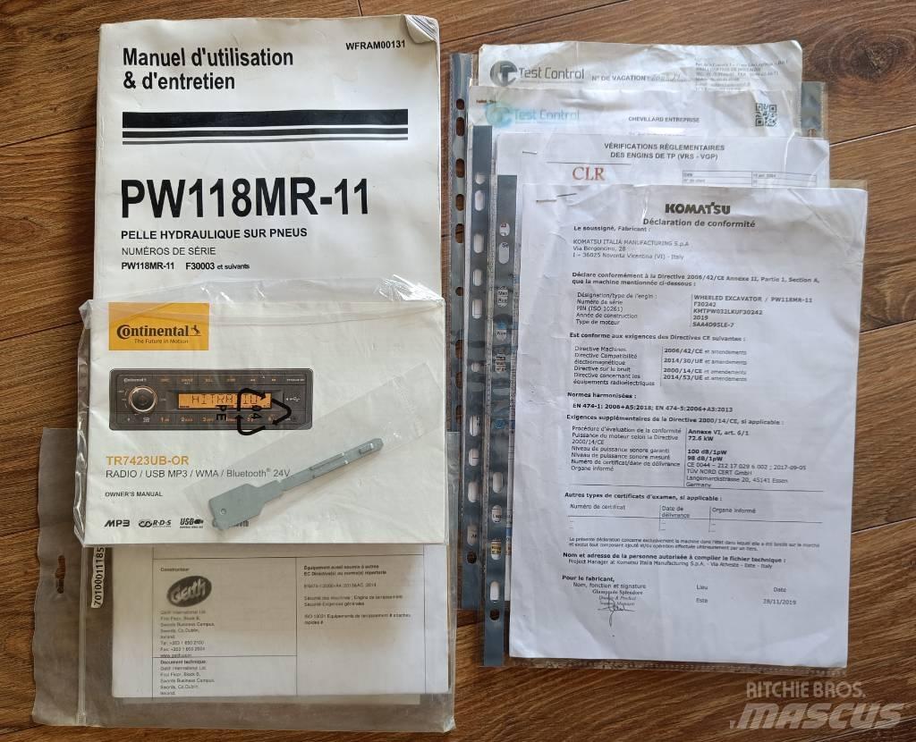 Komatsu PW118 MR-11 Hjulgrävare