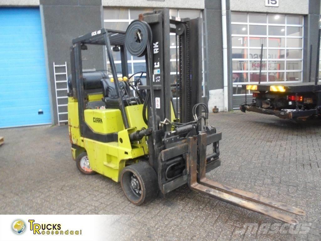 Clark GCX 40 + LPG Gasolmotviktstruckar