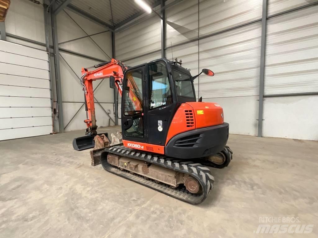 Kubota KX 080-4 Midigrävmaskiner 7t - 12t