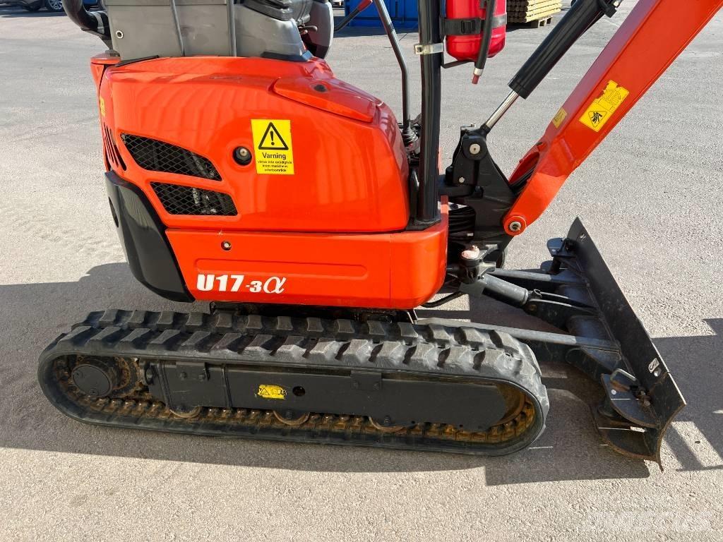 Kubota U 17-3 Minigrävare < 7t