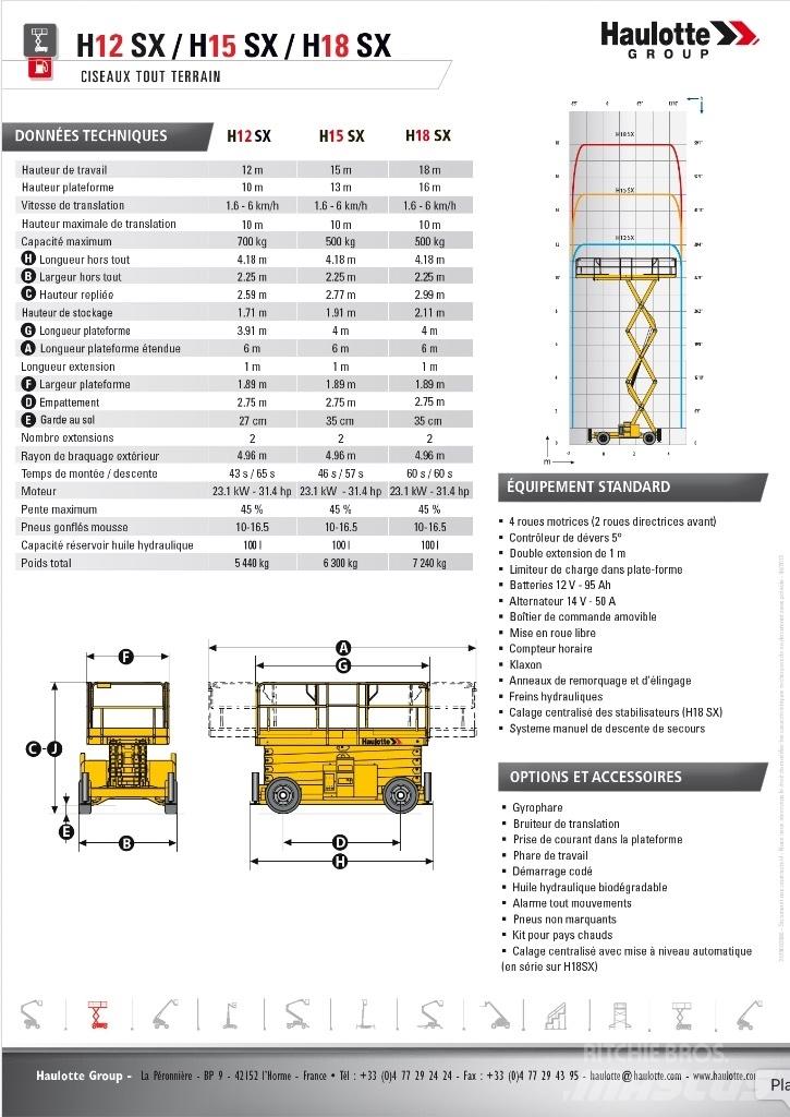 Haulotte H 15 SX Saxliftar