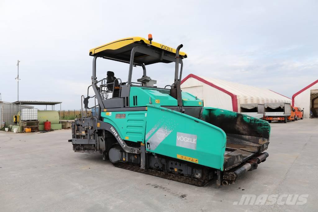 Vögele Super 1800 - 2 Asfaltsläggningsmaskiner