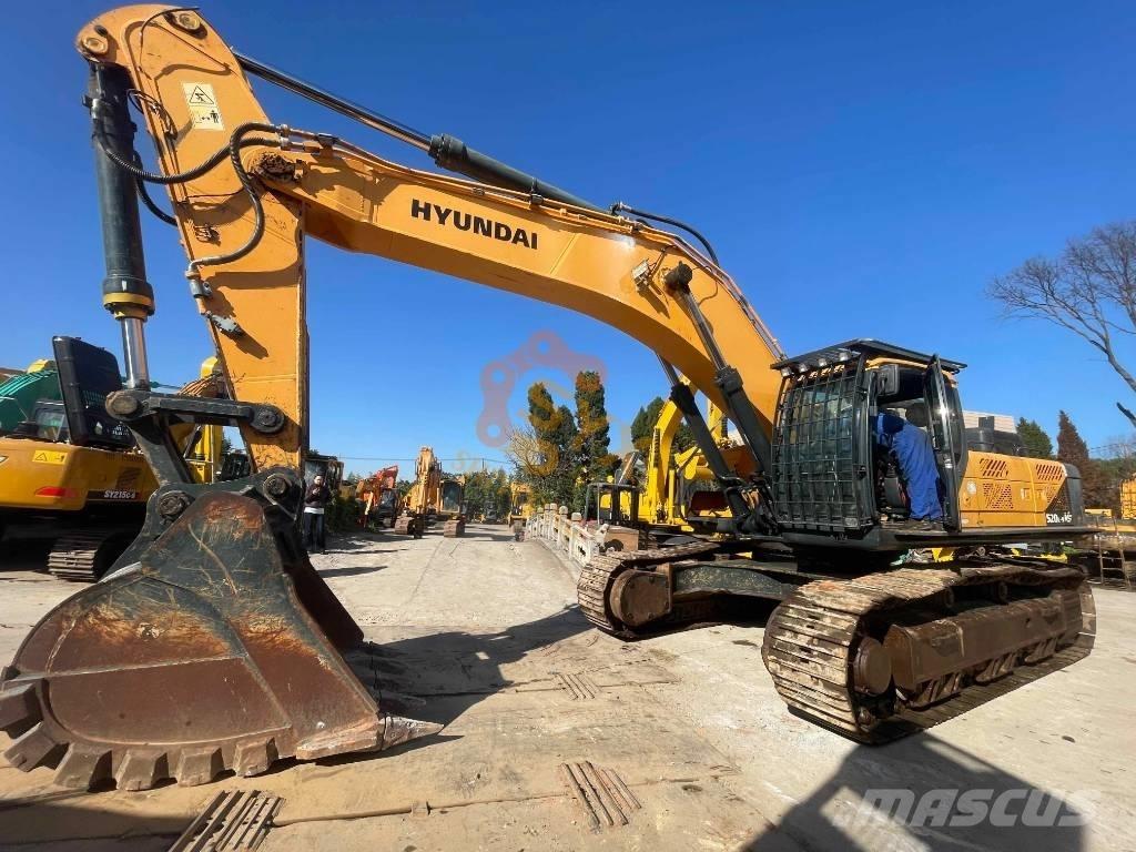 Hyundai Robex 520 VS Bandgrävare
