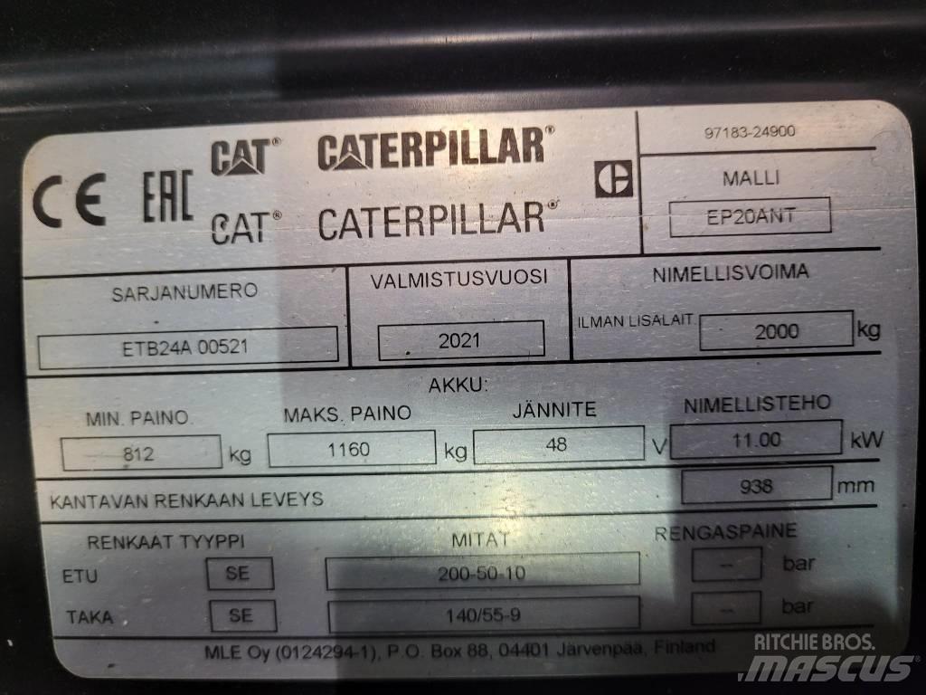 CAT EP20 ANT Elmotviktstruckar