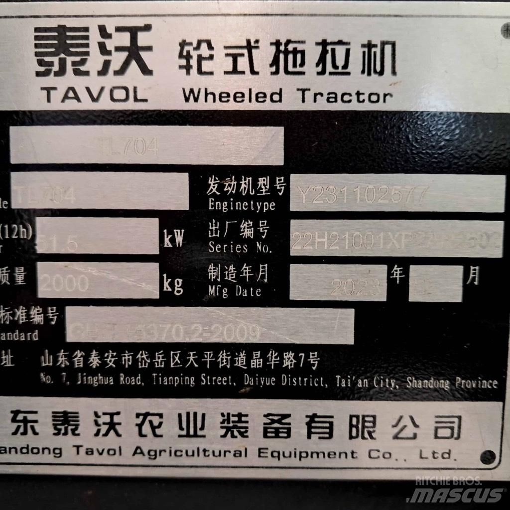  Tavol TL704 Traktorer