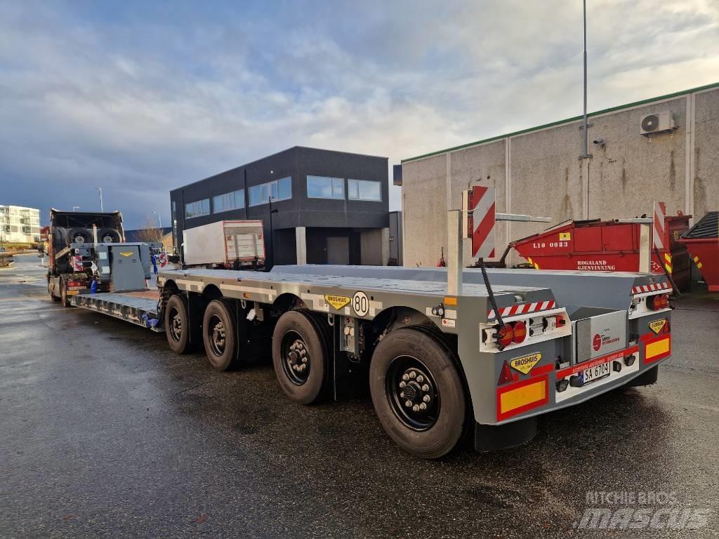 Broshuis 4ABD-PL/1 Låg lastande semi trailer