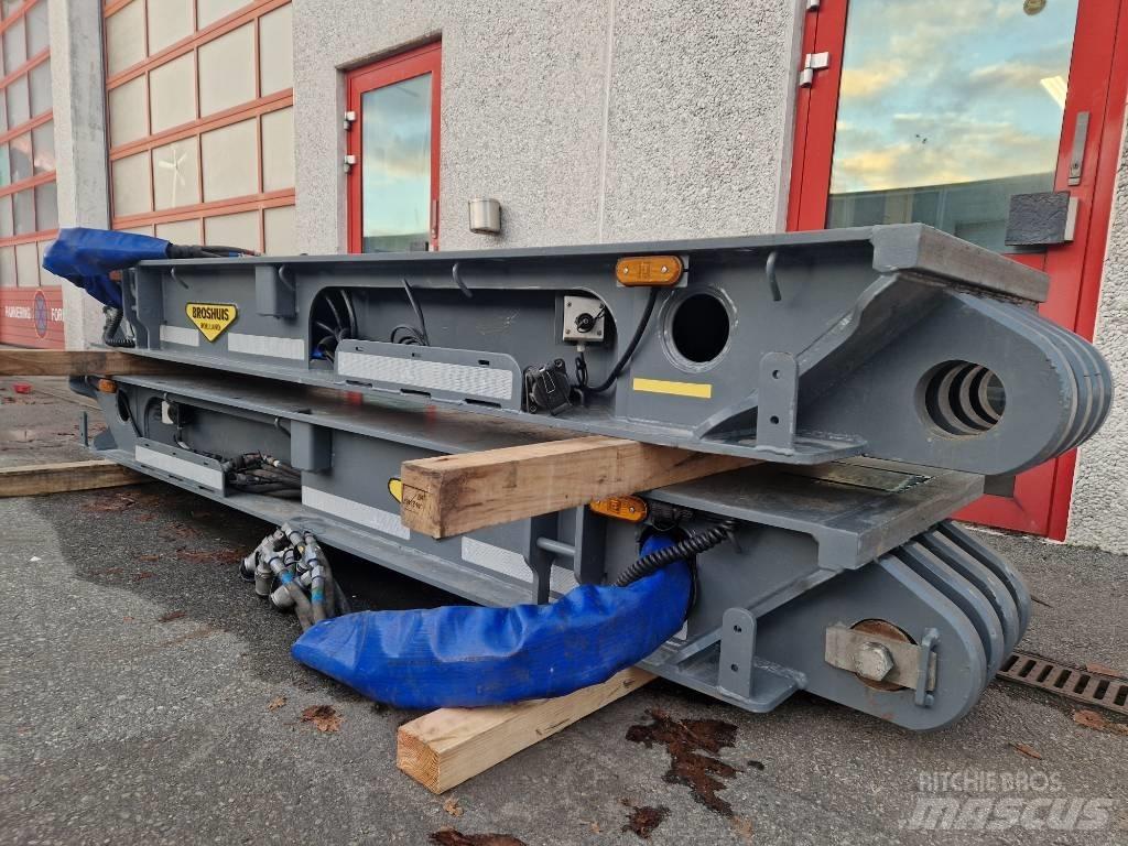 Broshuis 4ABD-PL/1 Låg lastande semi trailer