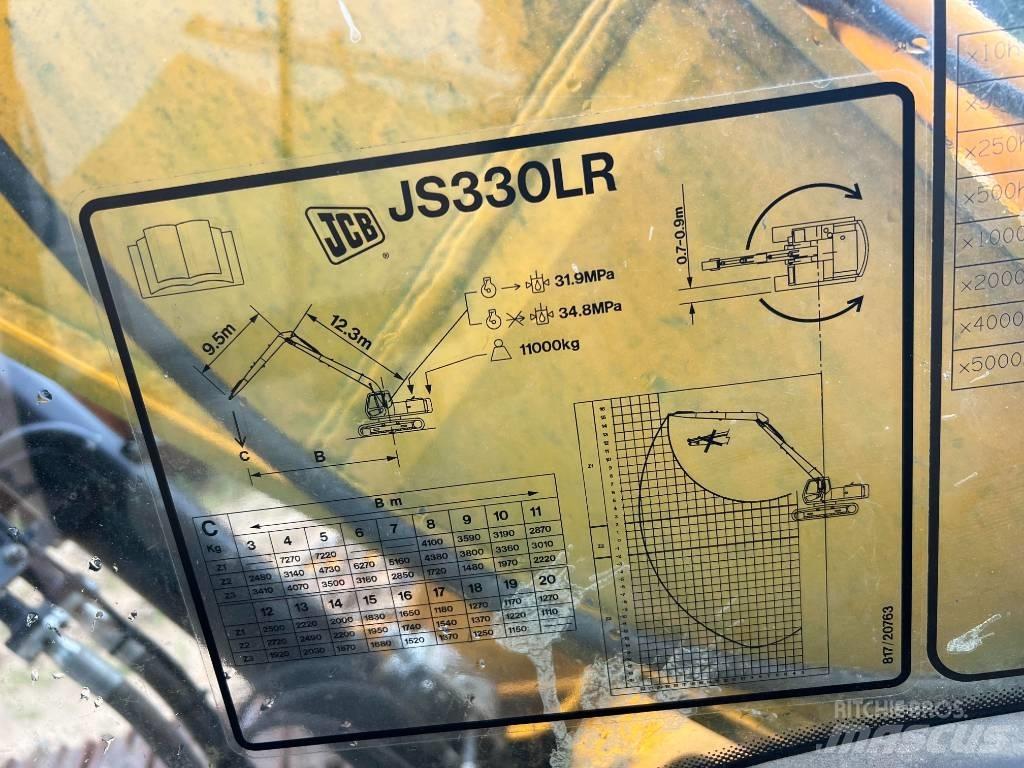 JCB Js 330 lr Grävmaskiner med lång räckvidd