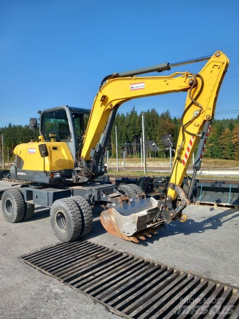 Doosan DX 57 W-5 Hjulgrävare