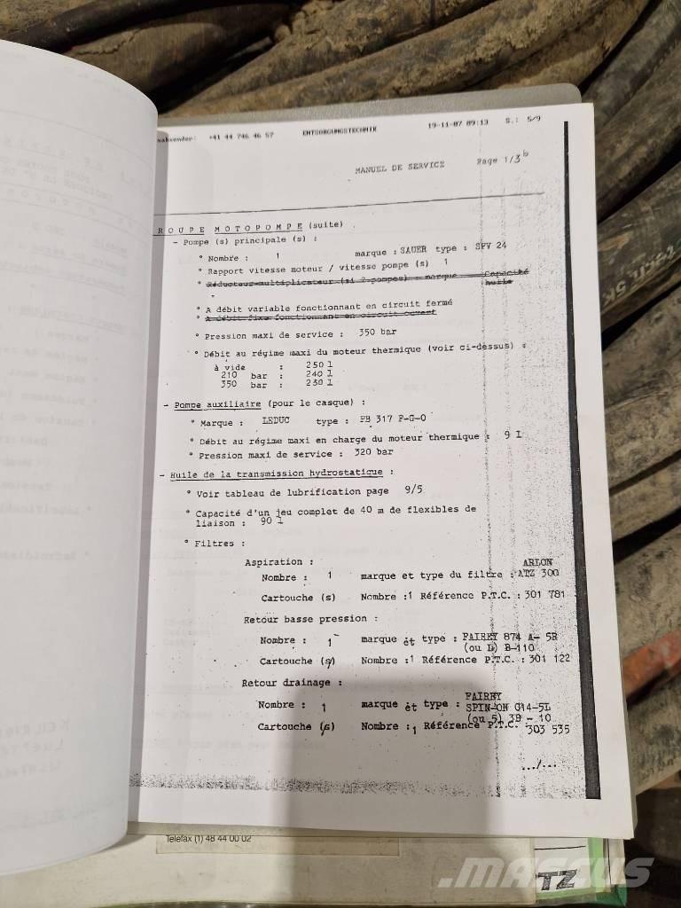  PTC 2313 Hydrauliska hejare