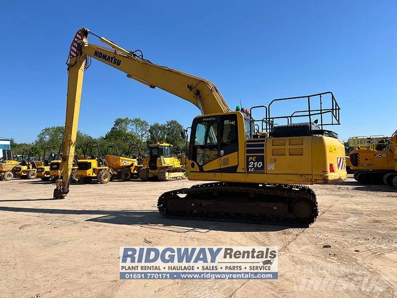 Komatsu PC 210 LC Grävmaskiner med lång räckvidd
