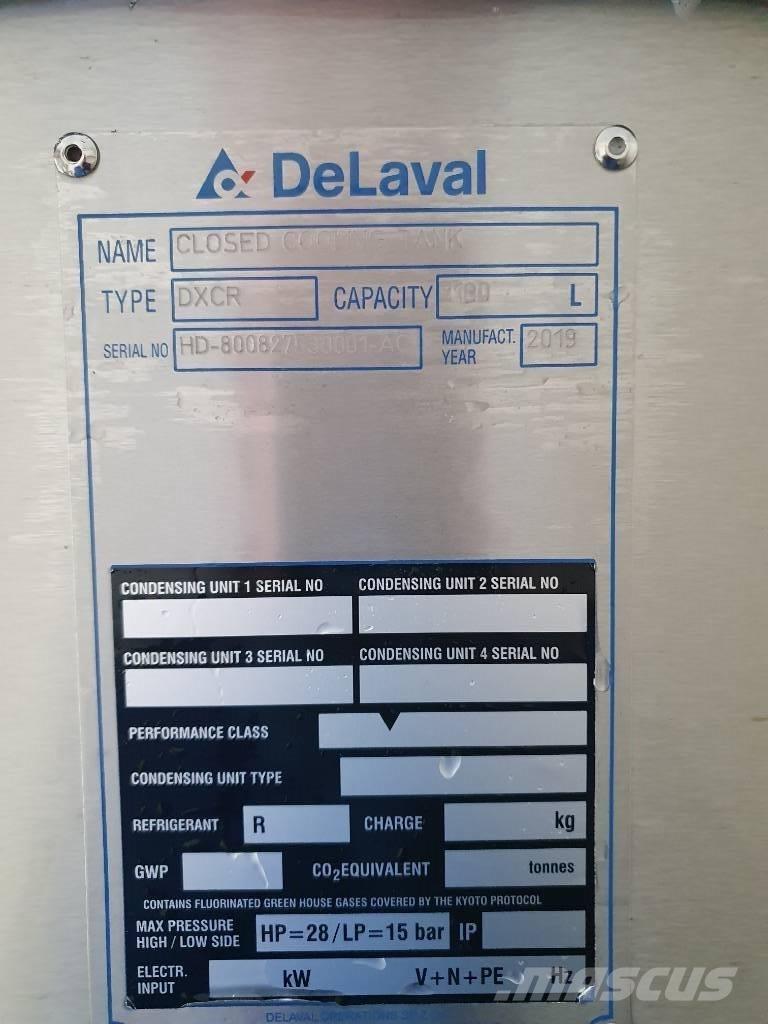 Delaval DXCR1100 Mjölkförvaring