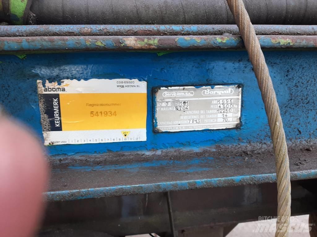 Baryval beton mixer Betong-/bruksblandare