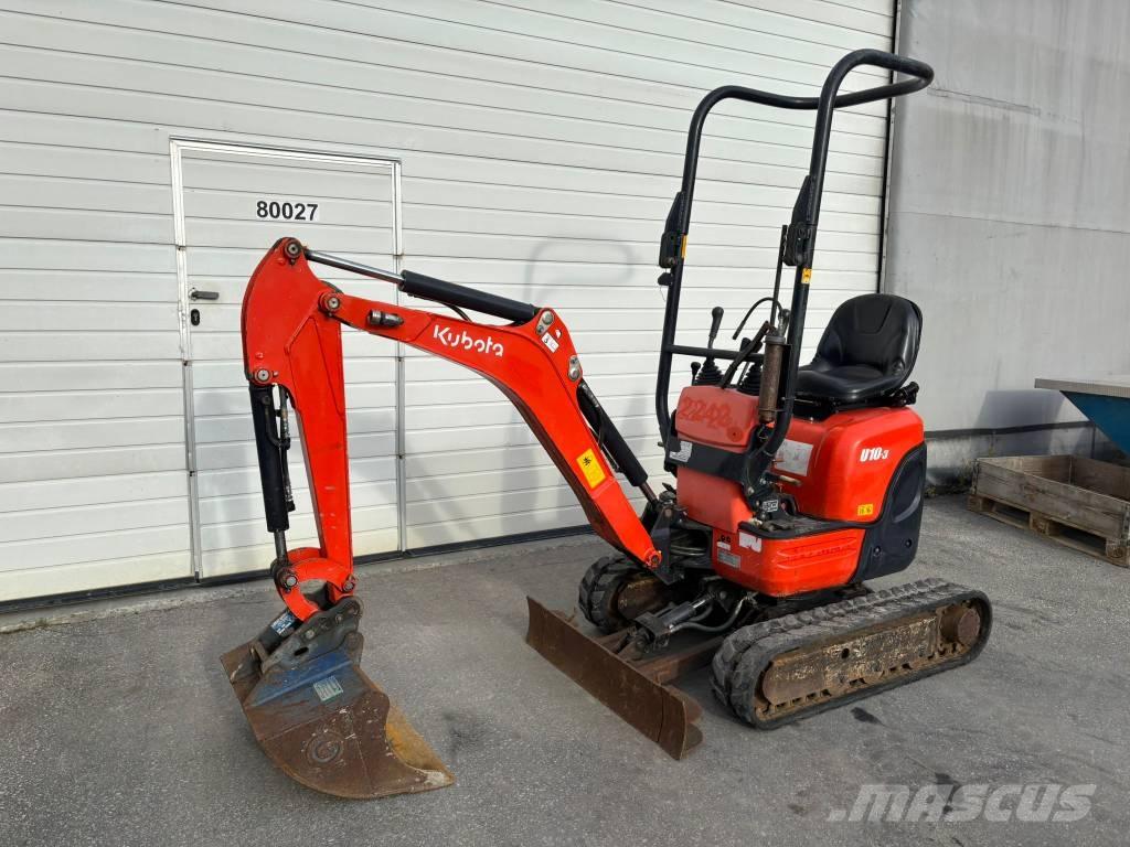 Kubota U 10-3 Minigrävare < 7t