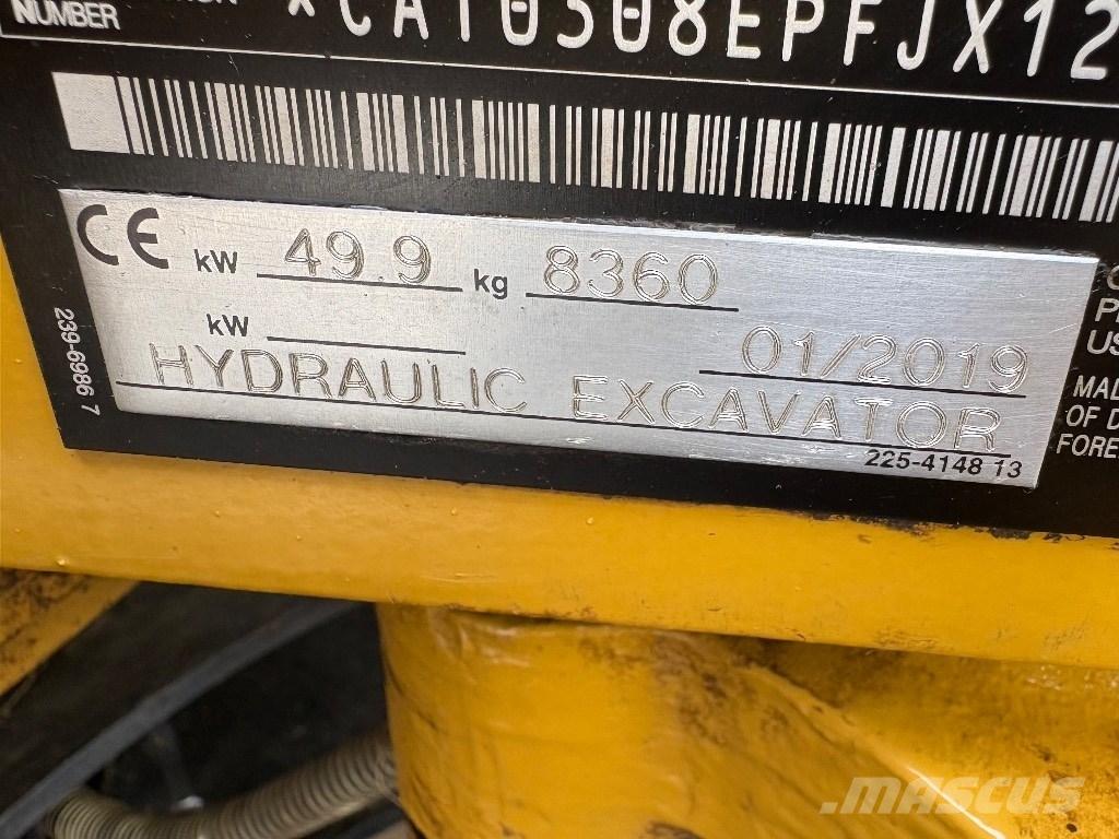 CAT 308 E 2 CR Midigrävmaskiner 7t - 12t