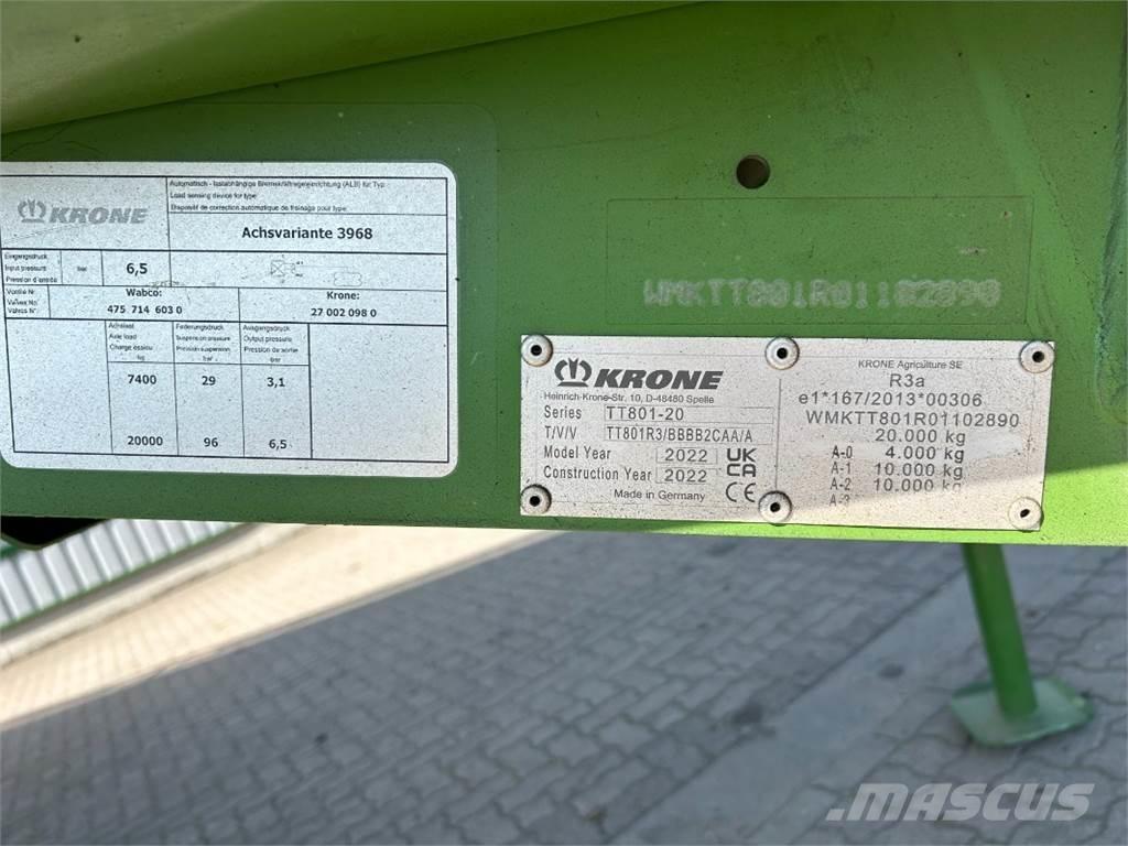 Krone GX 440 Hanterings- och placeringsutrustning