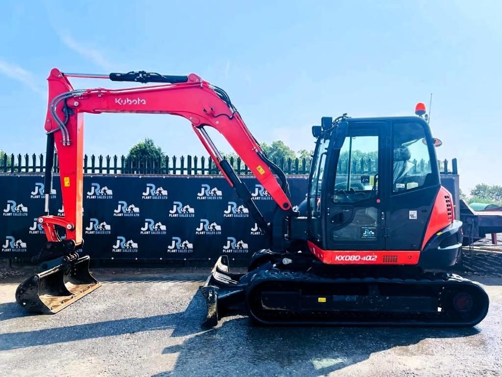 Kubota KX 080-4 Midigrävmaskiner 7t - 12t