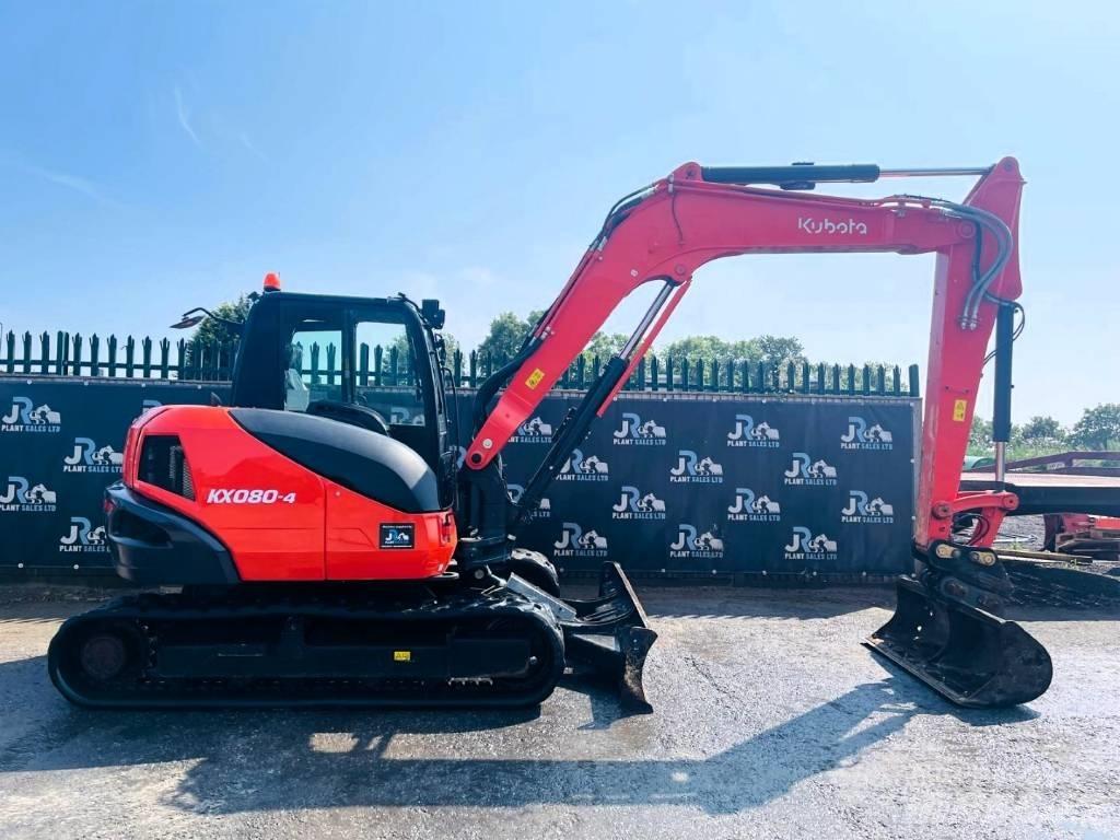 Kubota KX 080-4 Midigrävmaskiner 7t - 12t