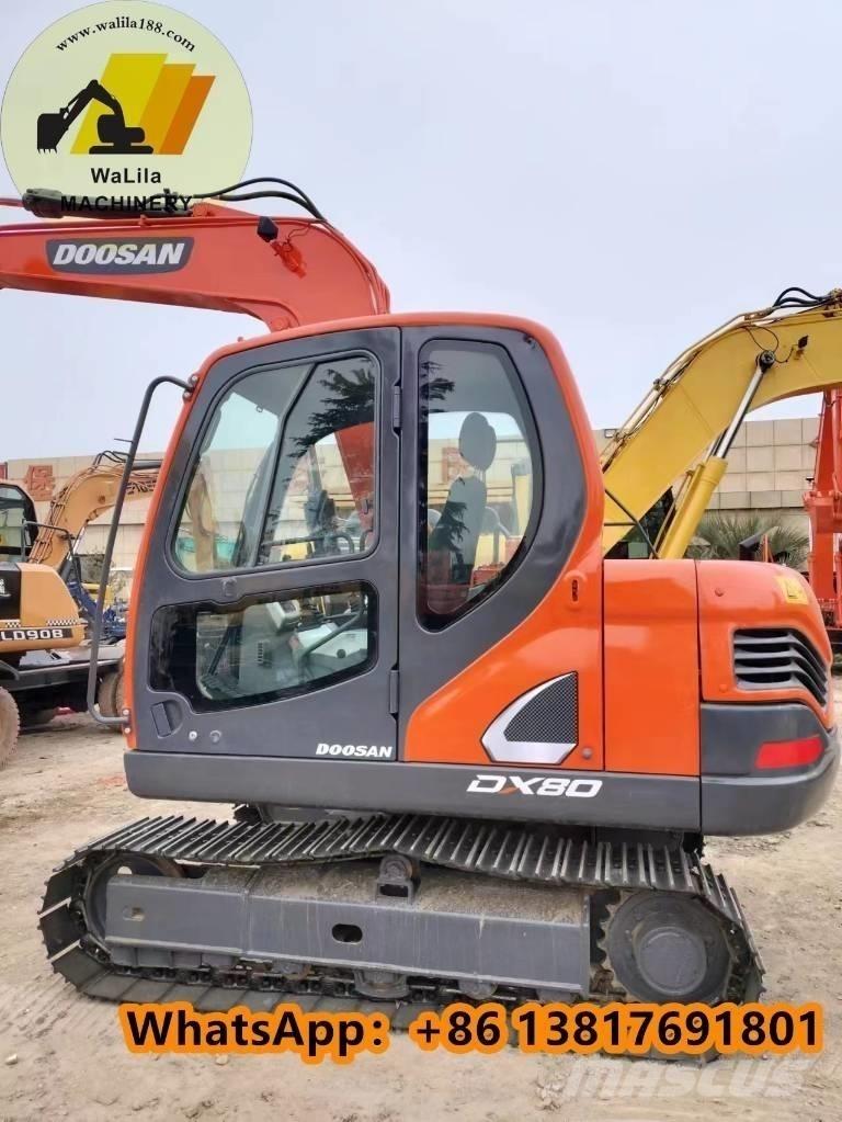 Doosan DX 80 R Midigrävmaskiner 7t - 12t