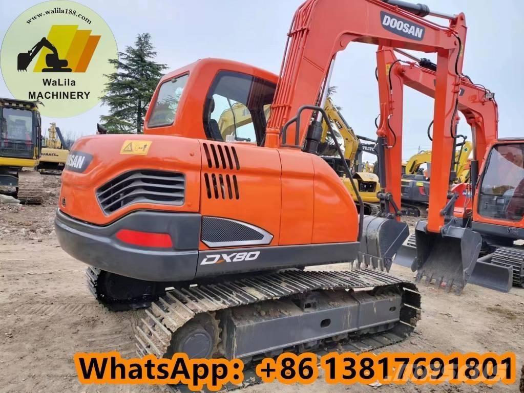 Doosan DX 80 R Midigrävmaskiner 7t - 12t