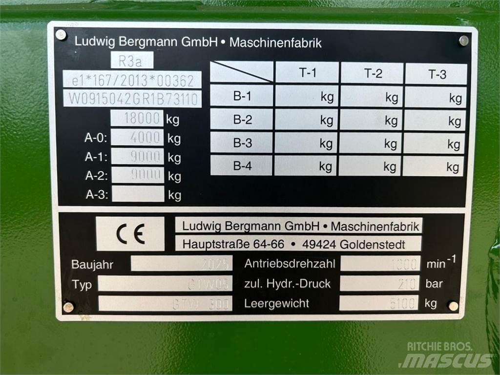 Bergmann GTW 300 Hackvagn / Självlastarvagn