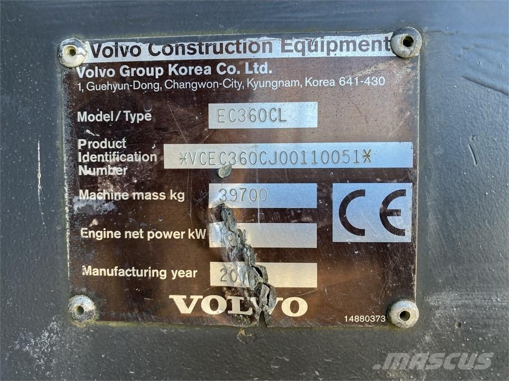 Volvo EC 360 C Bandgrävare