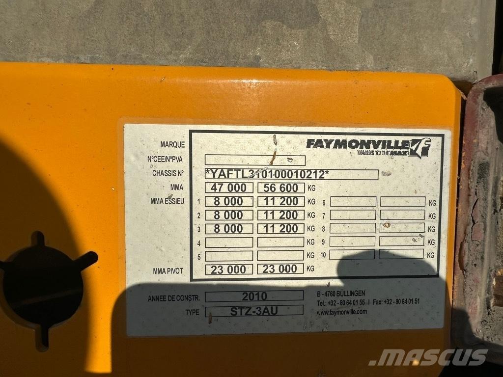 Faymonville STZ-3AU Låg lastande semi trailer