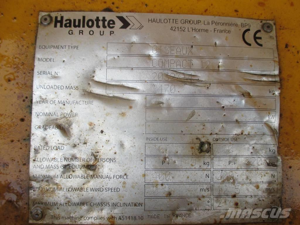 Haulotte Compact 12 Saxliftar