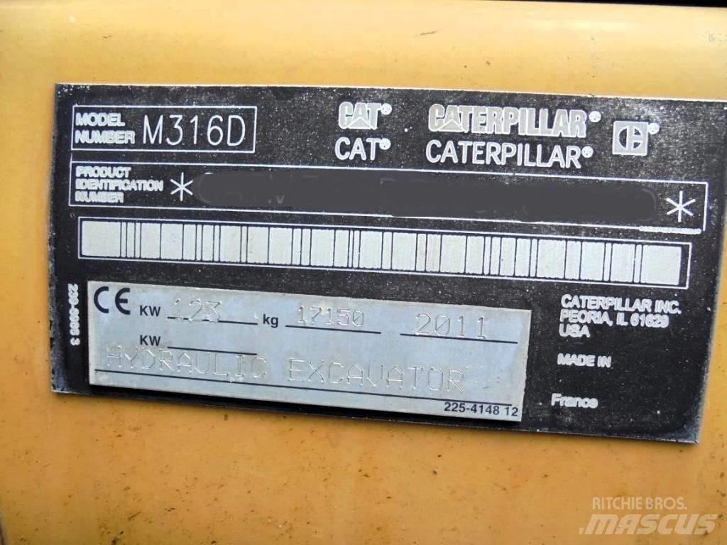 CAT M 316 D Hjulgrävare