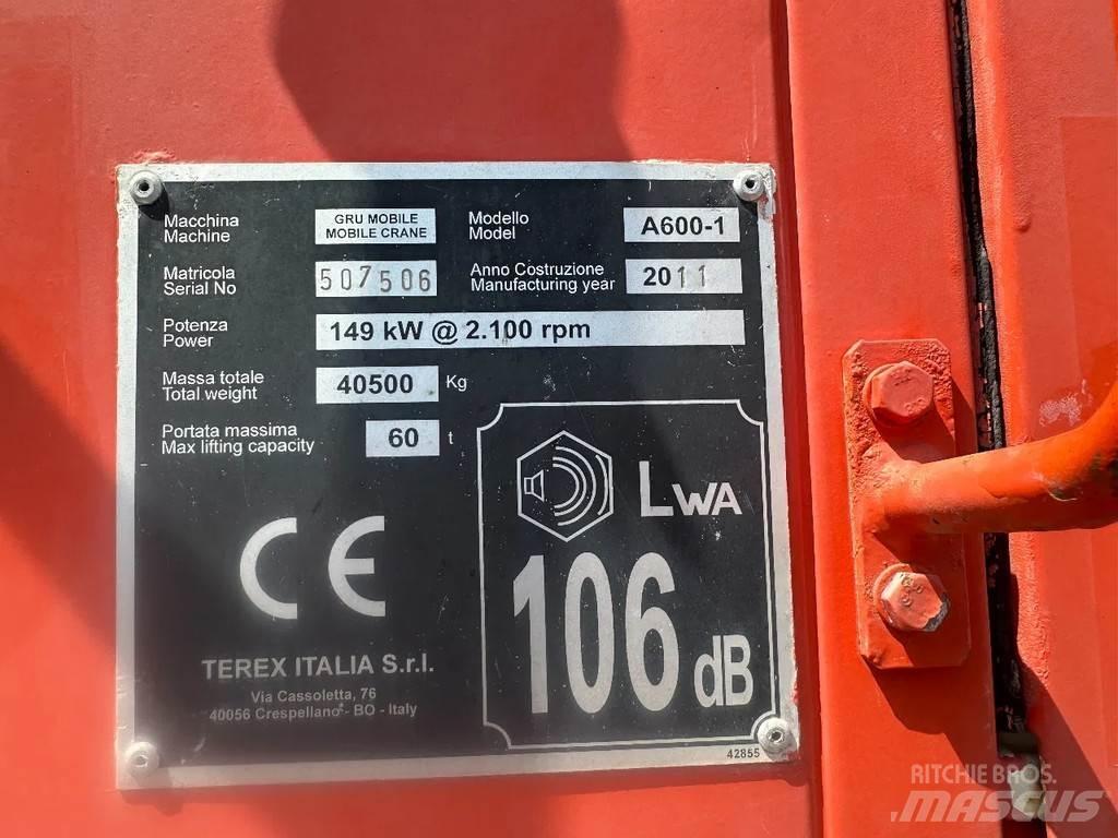 Terex A600 Terrängkranar (Grov terräng)