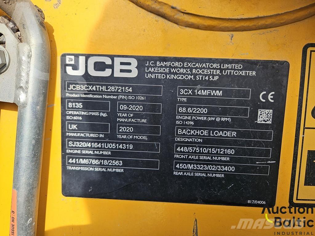 JCB 3 CX 14MFWM Grävlastare