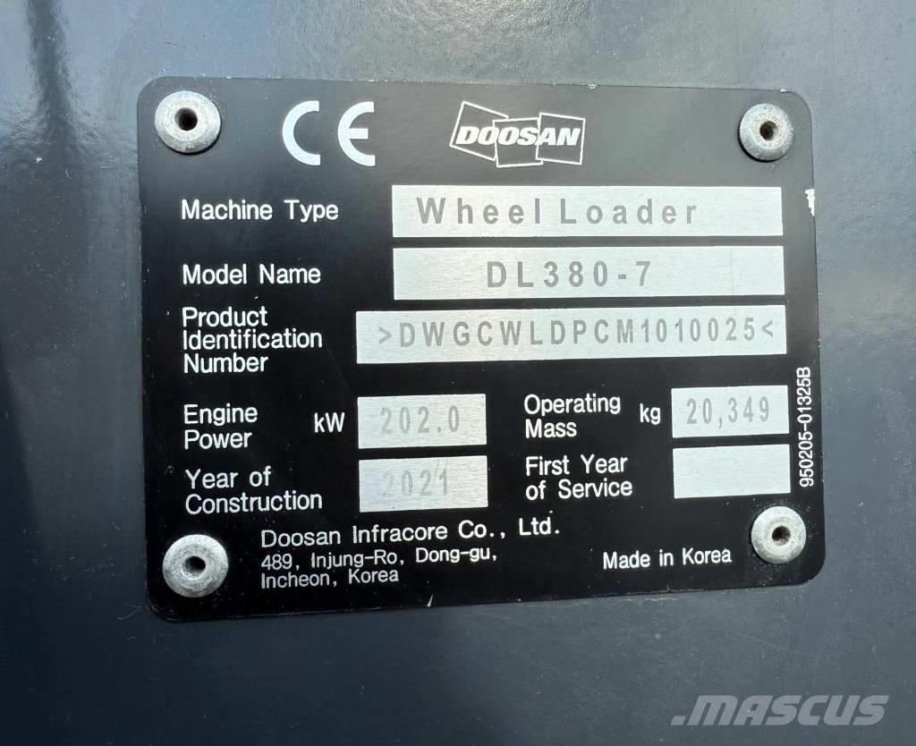 Doosan DL 380-7 Hjullastare