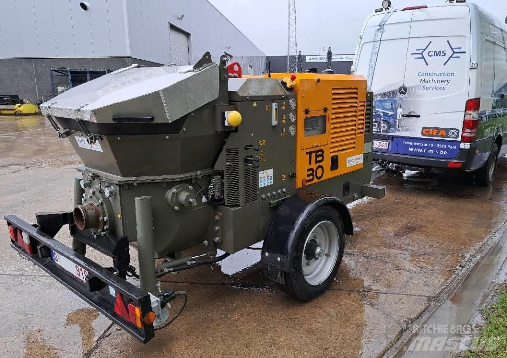 Turbosol TB30/T Lastbilar med betongpump