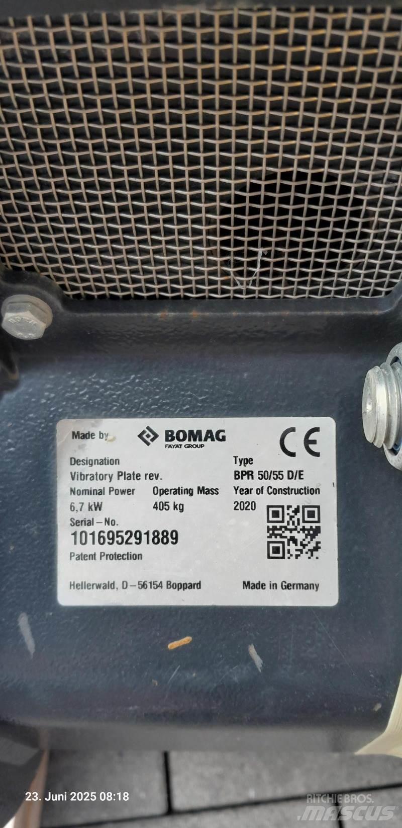 Bomag BPR 50/55 DE Markvibratorer