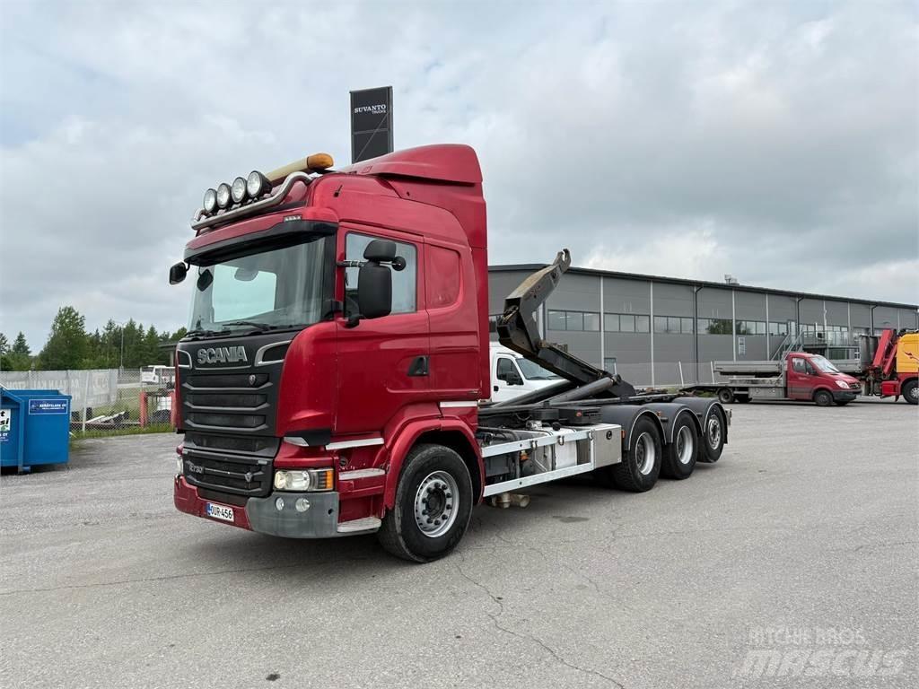 Scania R730 8x4 Lastväxlare/Krokbilar