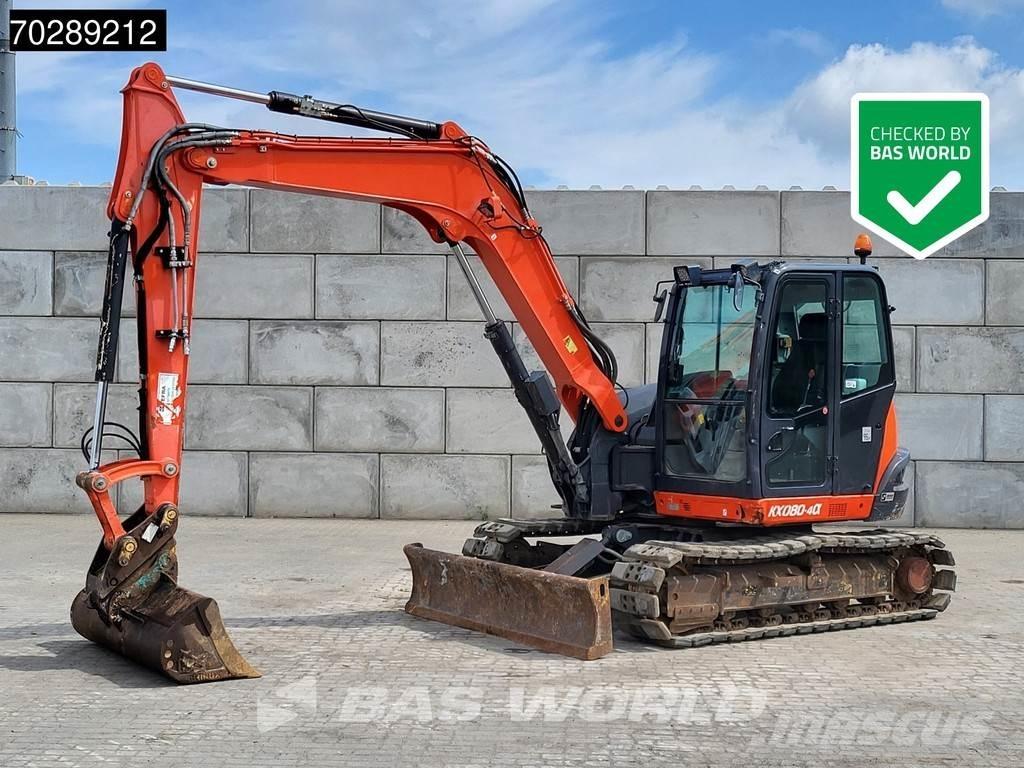Kubota KX080 -4a Minigrävare < 7t