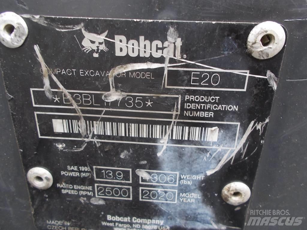 Bobcat E20 Minigrävare < 7t