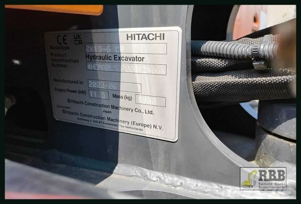 Hitachi ZX 19-6 CR Minigrävare < 7t