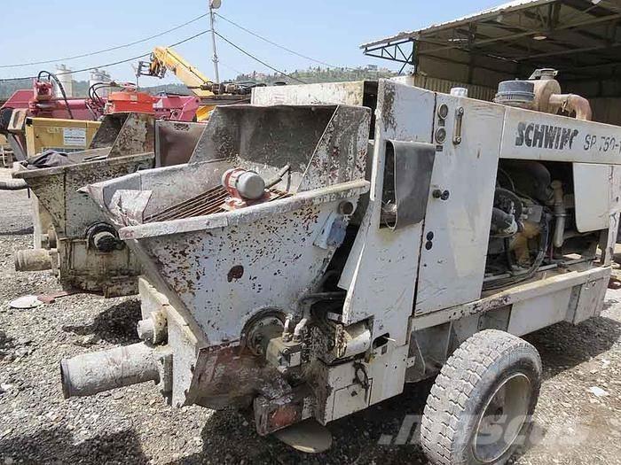 Schwing SP750-18 Lastbilar med betongpump