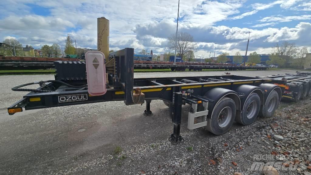  ÖZGUL GA08 EBS-E Växelflak-/Containersläp