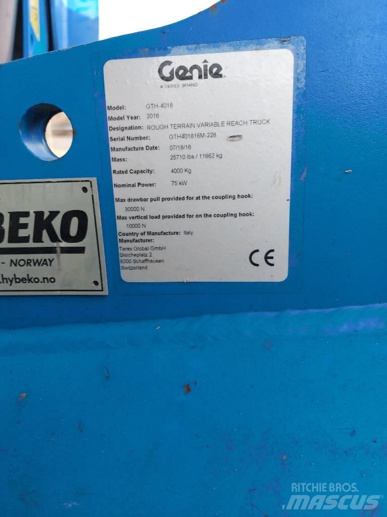 Genie GTH 4018 Teleskoplastare